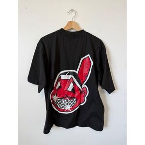 Crispy-NYC Cleveland Indians Graphic Tee – Black – Size Large – NWT